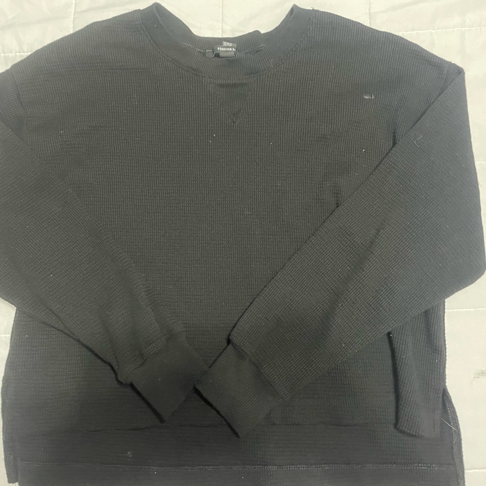Black MEDIUM sweater from FOREVER 21